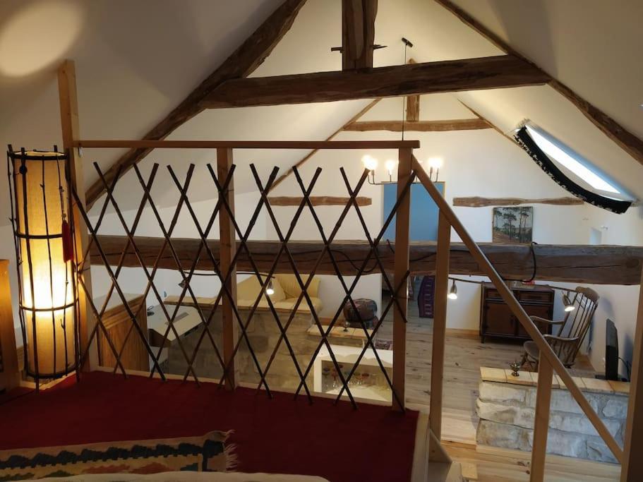 Superbe Appartement Dans Charmant Corps De Ferme Acheres-la-Foret Dış mekan fotoğraf